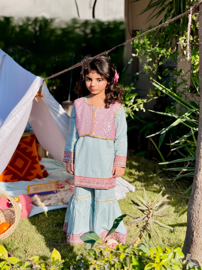 Dreamy Blue 3 Piece Set for Girls - Image 3
