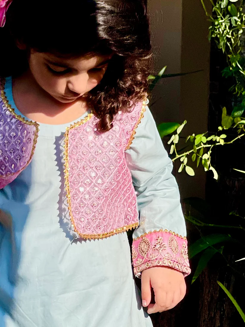 Dreamy Blue 3 Piece Set for Girls - Image 4