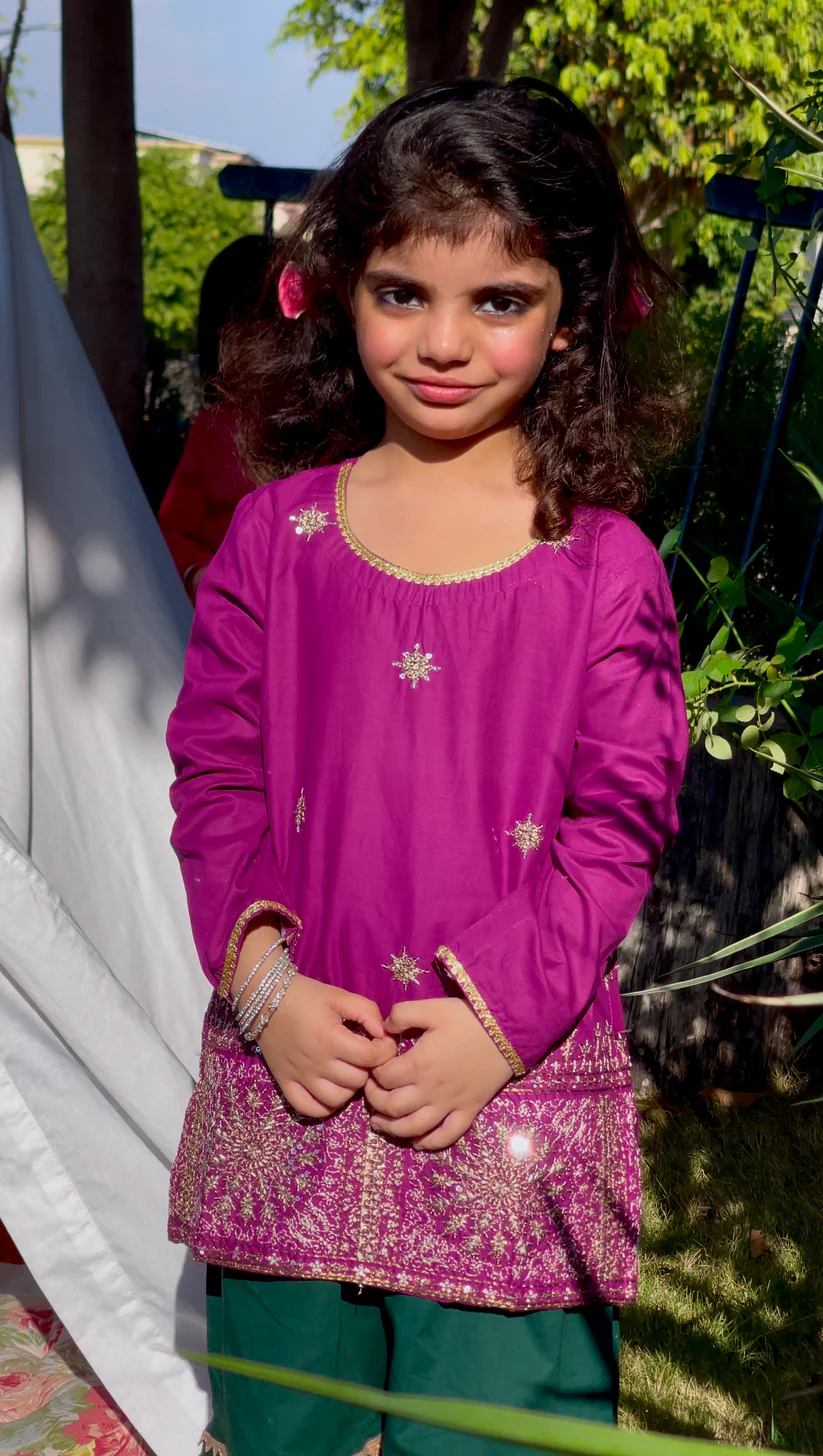 Plum Magic 2 Piece Set For Girls - Image 2